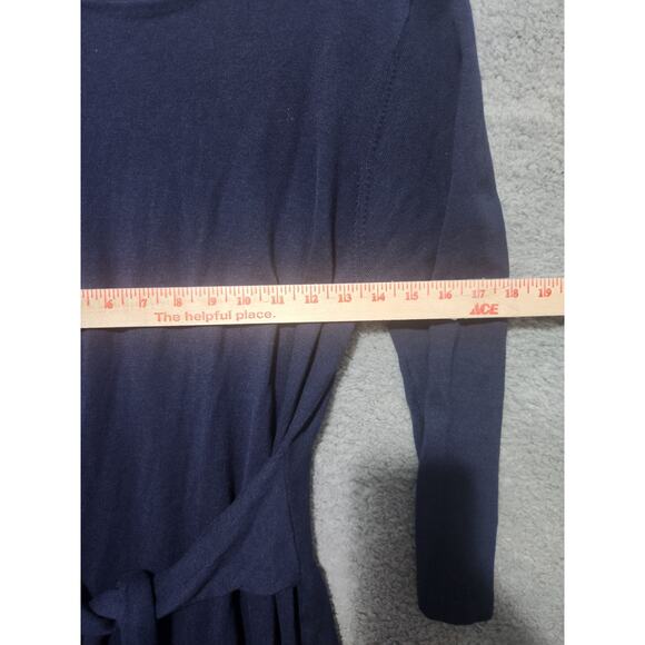 Womens Tommy Bahama Belted Dress Size Large Pickford Wrap Ocean Deep NWT - Picture 9 of 11